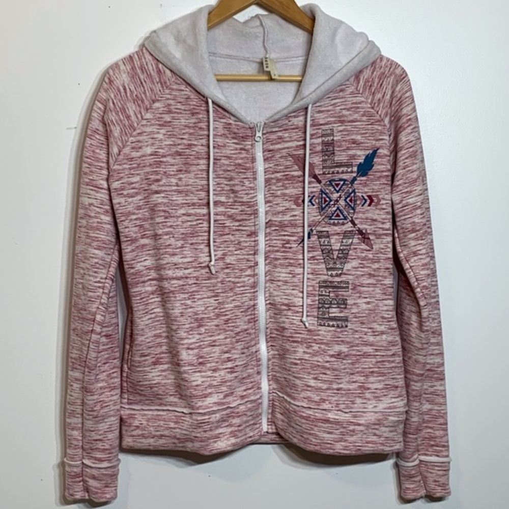 Like‎ new Roper zip up fleece lined hooded jacket